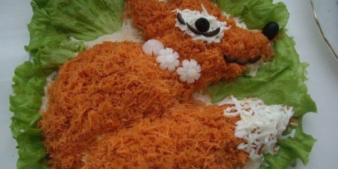 Salata od lisice: recepti sa pečurkama, sa piletinom